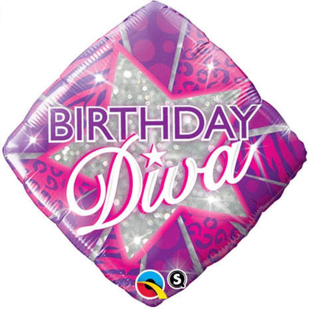 18" Birthday Diva Diamond