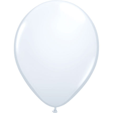 Qualatex 11" White Latex Balloons Party Pack (8ct)