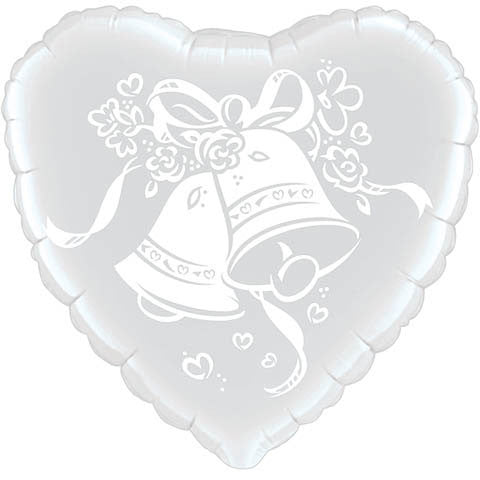 18" Wedding Bells Qualatex