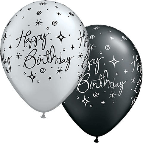 11" Birthday Elegant Sparkles Party Pack (5ct)