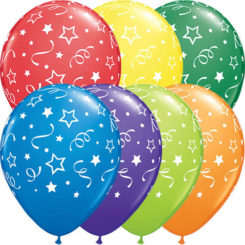 11" Stars, Dots & Confetti Party Pack (5ct)