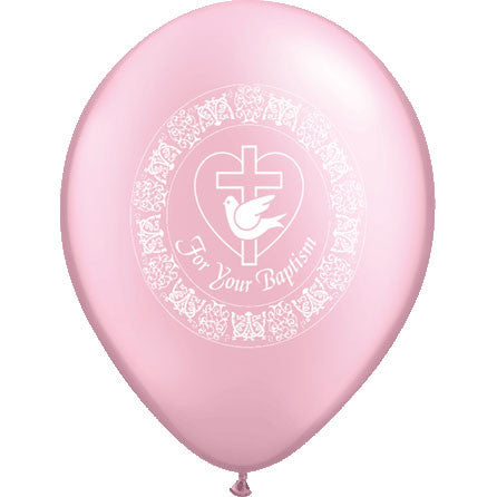 11" Baptism Dove Pink