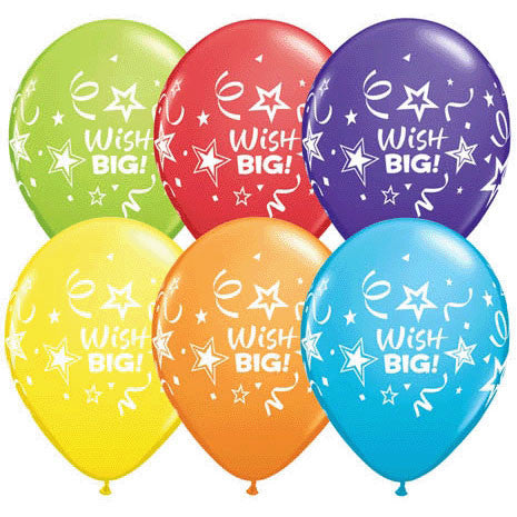 11" Wish Big Stars & Streamers