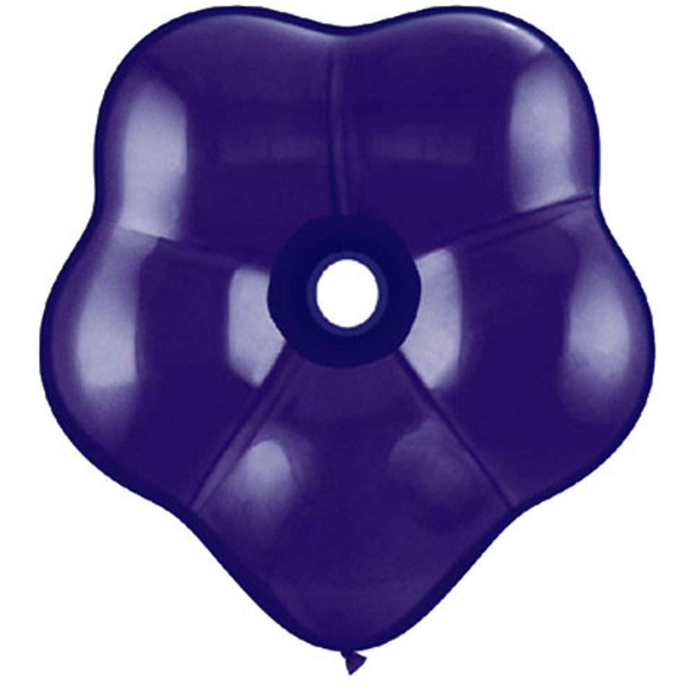 Qualatex 6" Geo Blossom Quartz Purple Latex Balloons (50ct)