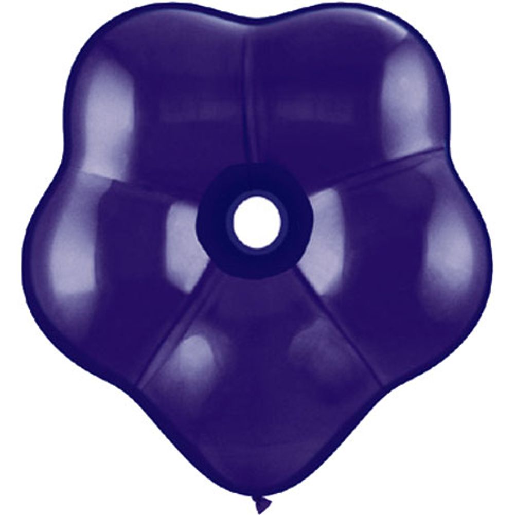 Qualatex 16" Geo Blossom Quartz Purple Latex Balloons (25ct)