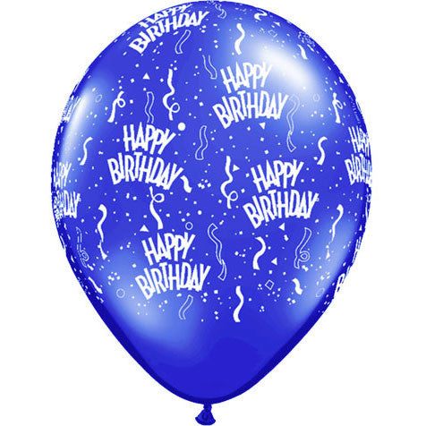 16" Birthday Around Contemporary Balloons (10 ct)