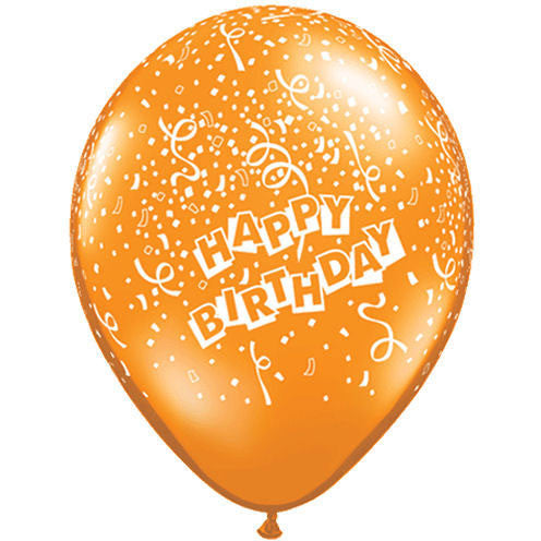 11" Birthday Confetti Around Balloons (10 ct)