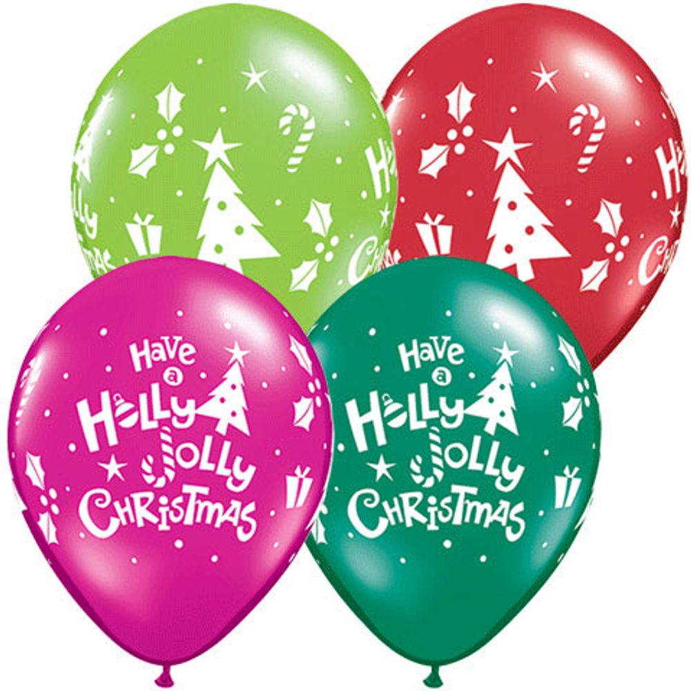 11" Holly Jolly Christmas Around (50ct)