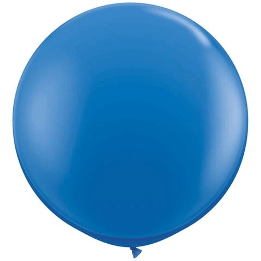 Qualatex 3' Dark Blue Latex Balloons (2ct)