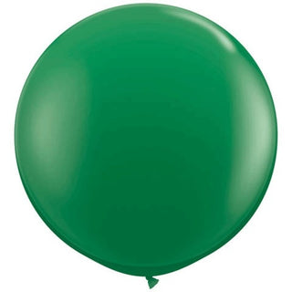 Qualatex 3' Green Latex Balloons (2ct)