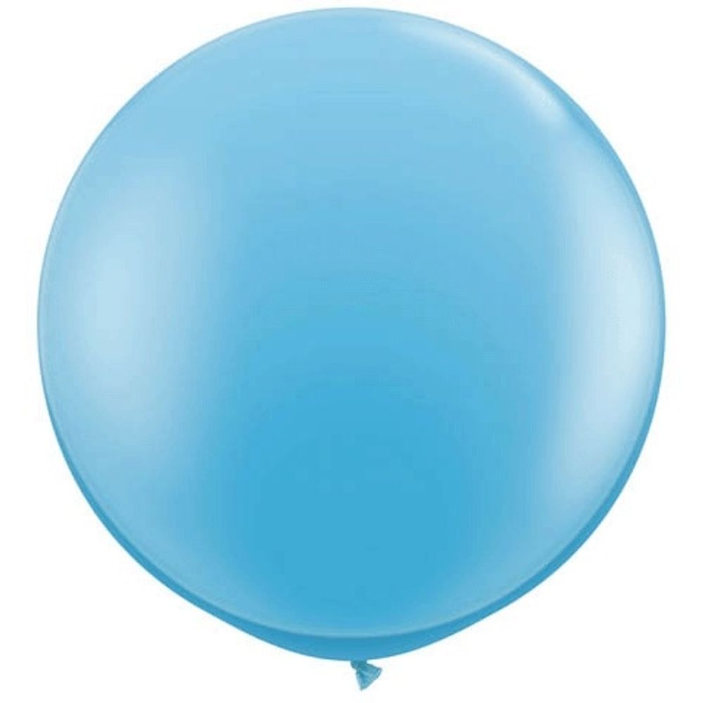 Qualatex 3' Pastel Blue Latex Balloons (2ct)