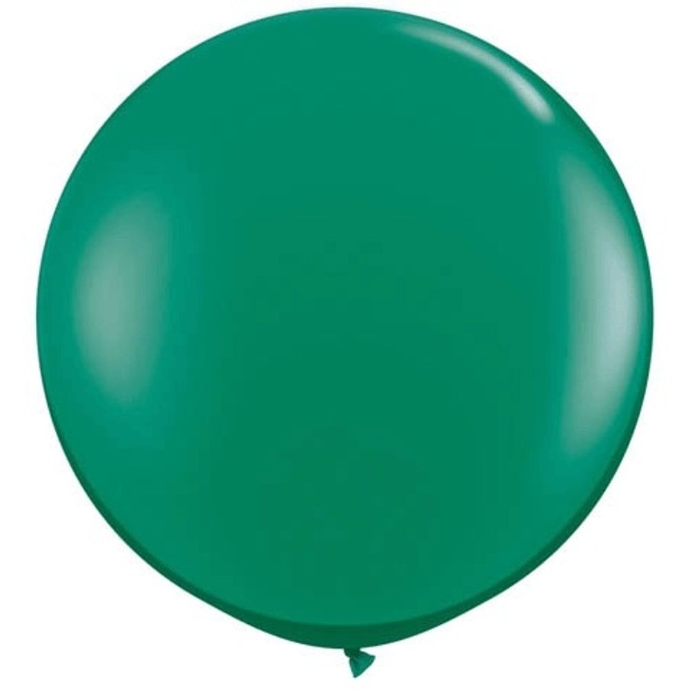 Qualatex 3' Emerald Green Latex Balloons (2ct)