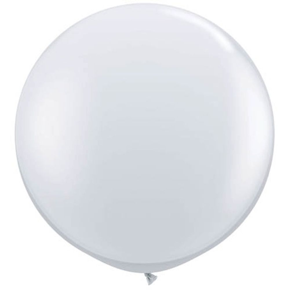 Qualatex 3' Diamond Clear Latex Balloons (2ct)