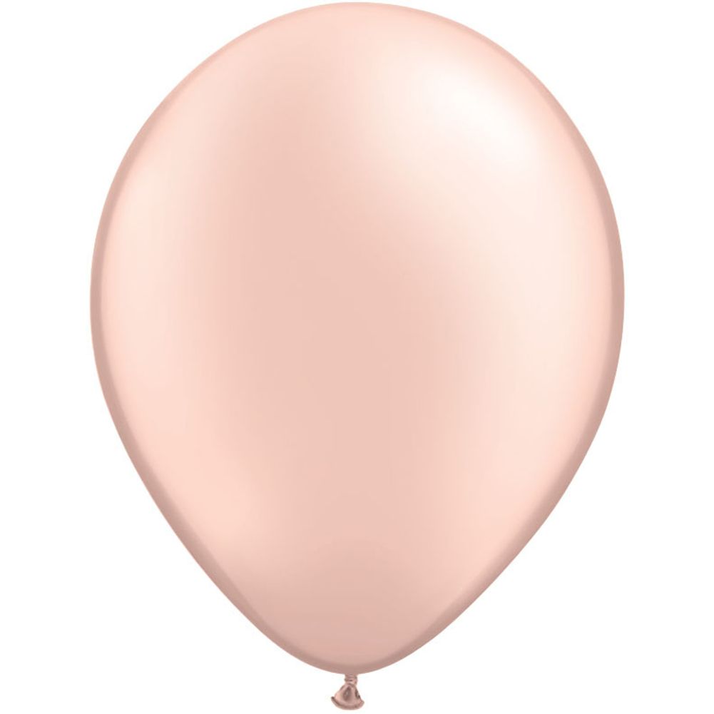 Qualatex 5" Pearlized Peach Latex Balloons (100ct)