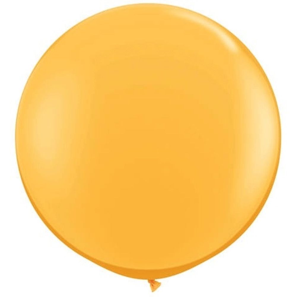 Qualatex 3' Goldenrod Latex Balloons (2ct)