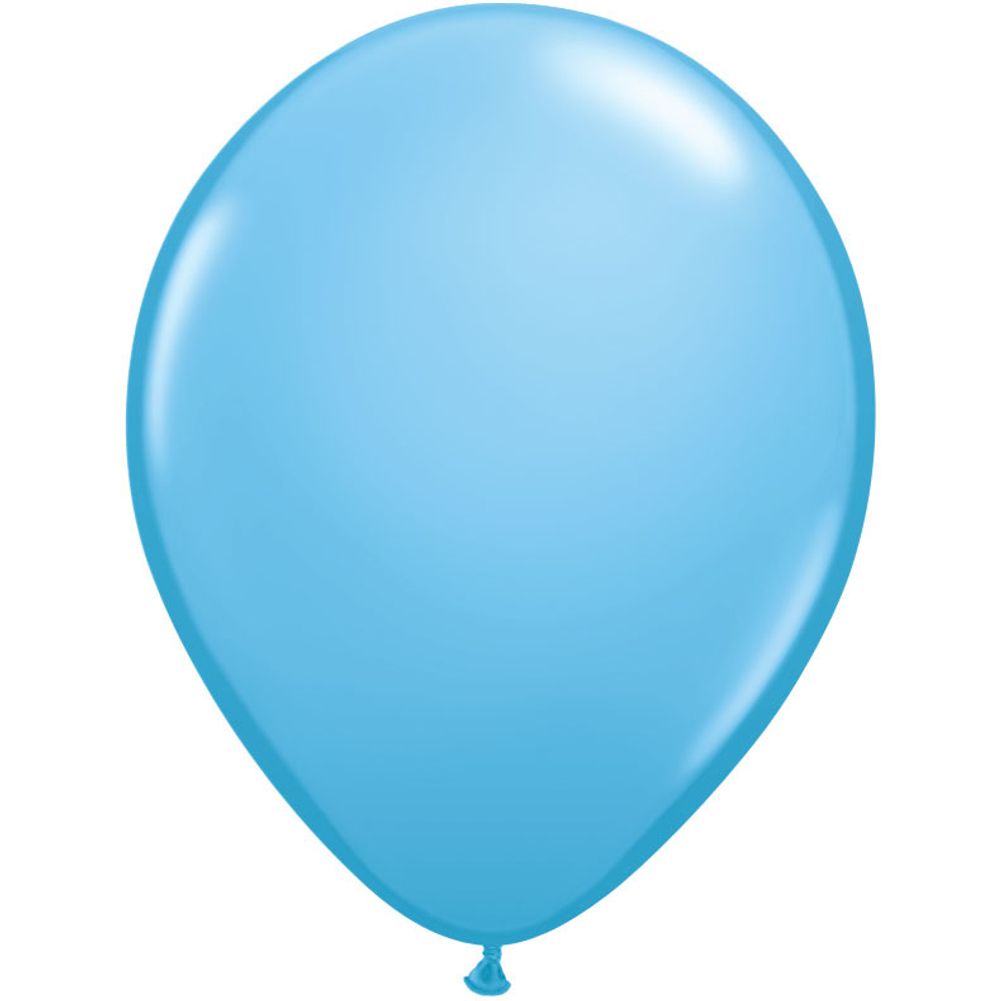 Qualatex 9" Pastel Blue Latex Balloons (100ct)