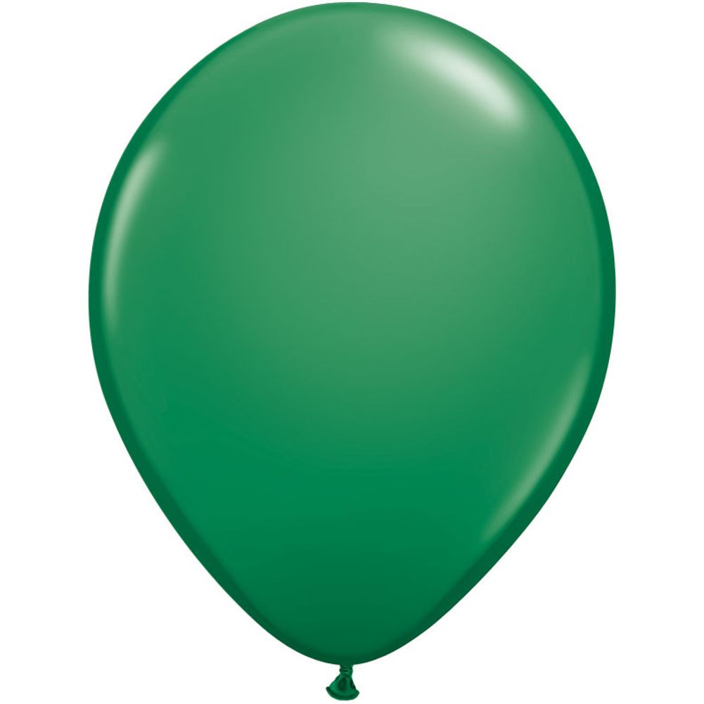 Qualatex 11" Green Latex Balloons (100ct)