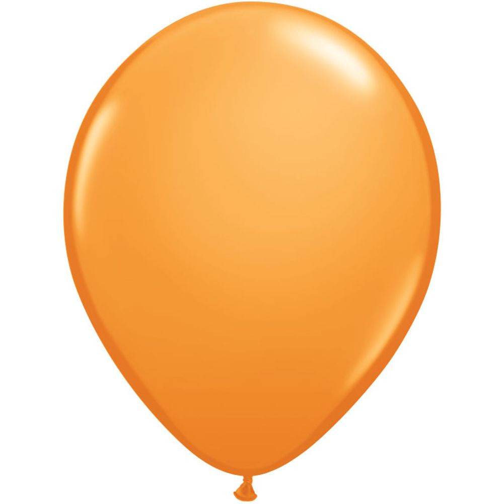 Qualatex 11" Orange Latex Balloons (100ct)
