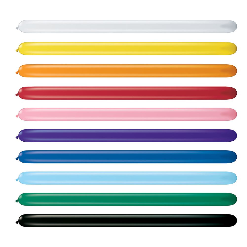 Qualatex 260Q Assorted Tying Balloons (100 ct)