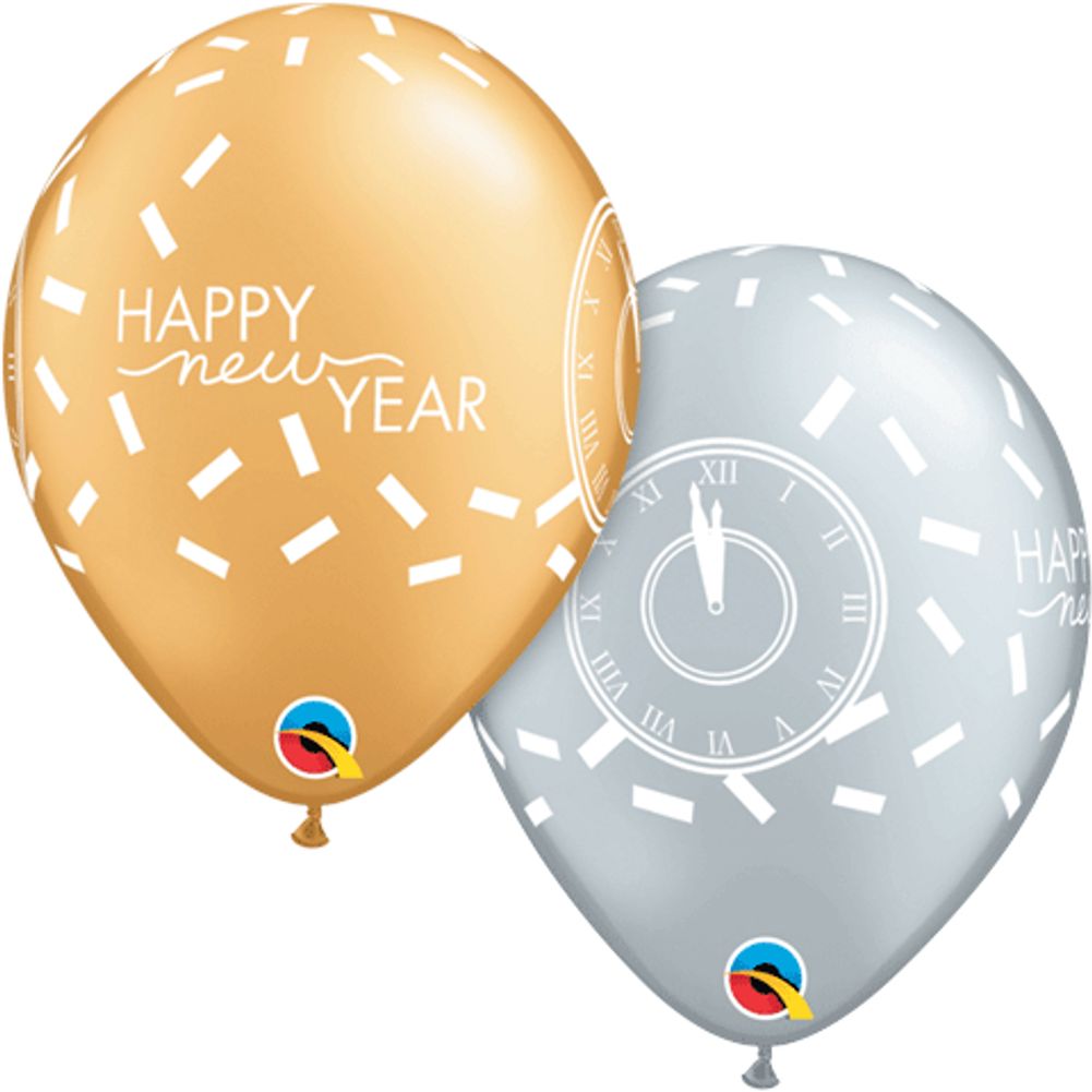 11" NEW YEAR CONFETTI COUNTDOWN AROUND