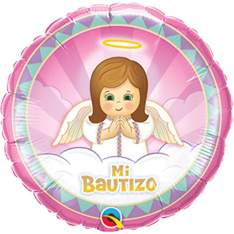 18" Mi Bautizo Angel Nina