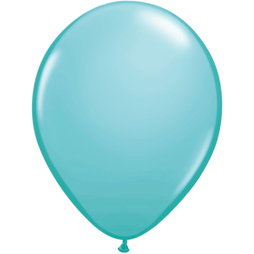 Qualatex 16" Caribbean Blue Latex Balloons (50ct)