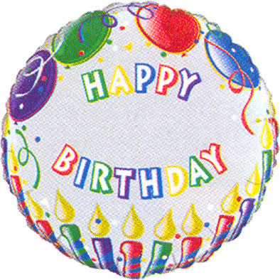 18" Birthday Candles Number Just Write