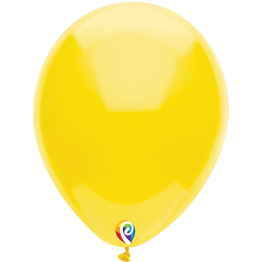 Funsational 12" Yellow Latex Balloons, 15ct