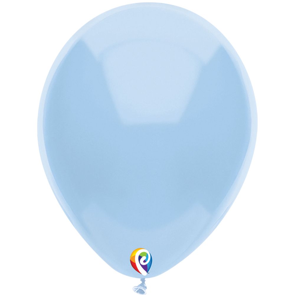 Funsational 12" Baby Blue Latex Balloons, 50ct