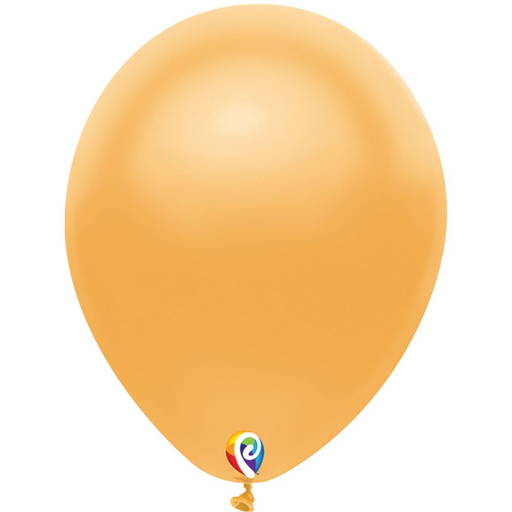 Funsational 12" Metallic Gold Latex Balloons, 50ct