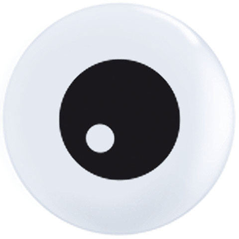 5" Friendly Eyeball Top Print Latex Balloons (100ct)
