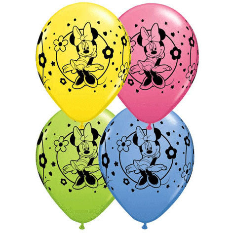 11" Minnie Mouse Around Balloons (25ct)