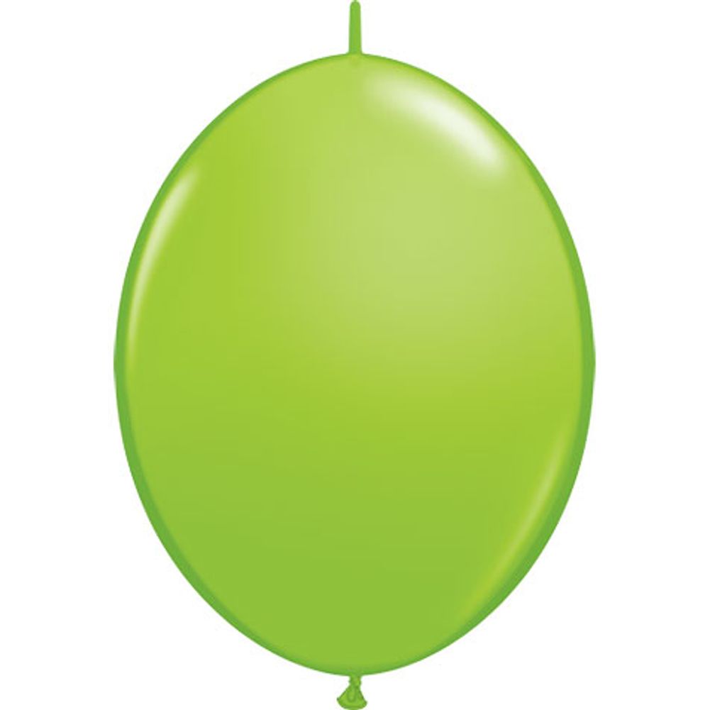Qualatex 12" Lime Green Quicklink Latex Balloons (50ct)