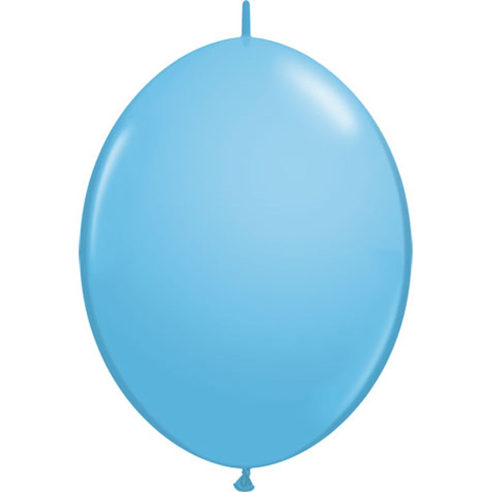 Qualatex 12" Pastel Blue Quicklink Latex Balloons (50ct)