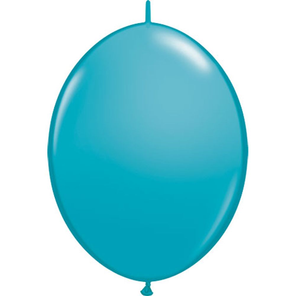 Qualatex 12" Tropical Teal Quicklink Latex Balloons (50ct)
