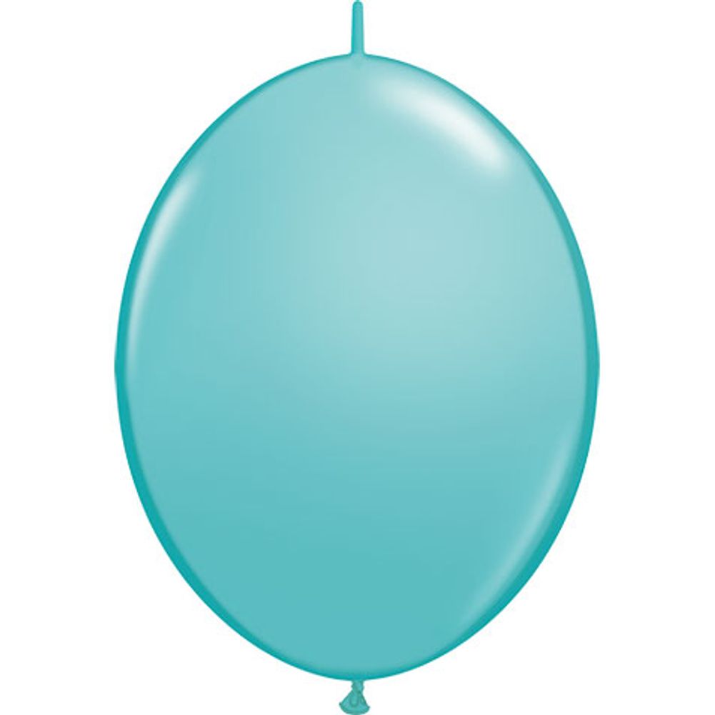 Qualatex 12" Caribbean Blue Quicklink Latex Balloons (50ct)
