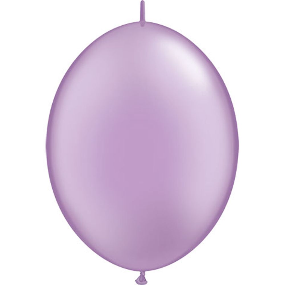 Qualatex 12" Pearlized Lavender Quicklinks Latex Balloons (50ct)