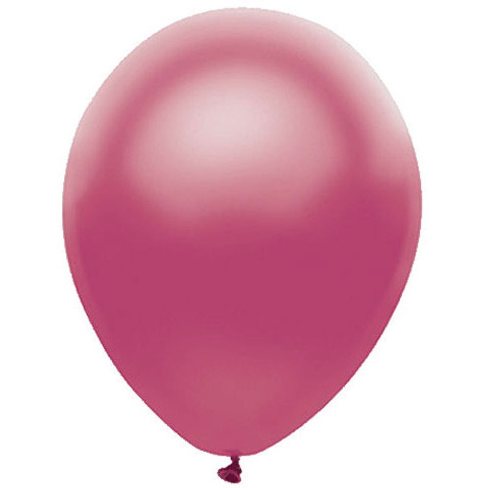 BSA 11" Satin Raspberry Latex Balloons (100ct)