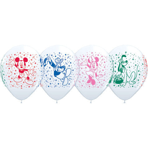 11" Mickey And Friends Around Balloons (25 ct)