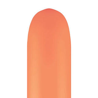 Qualatex 260Q Neon Orange Tying Balloons (100ct)