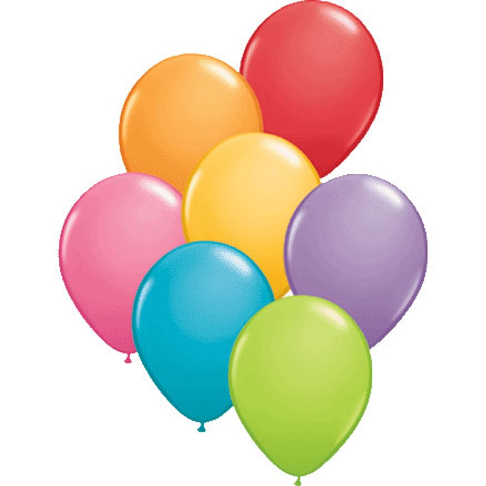 Qualatex 11" Festive Assortment Latex Balloons (100ct)