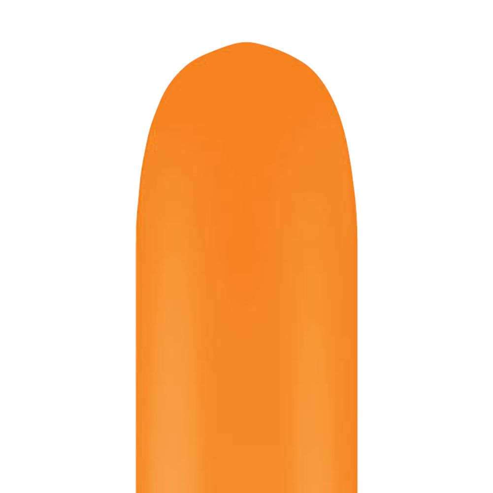 Qualatex 260Q Orange Tying Balloons (100ct)