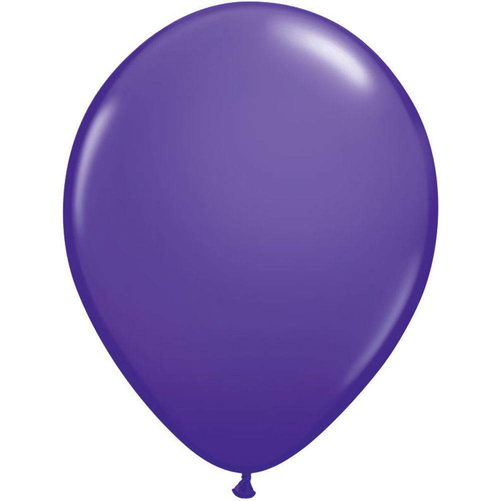 Qualatex 11" Purple Violet Latex Balloons (100ct)