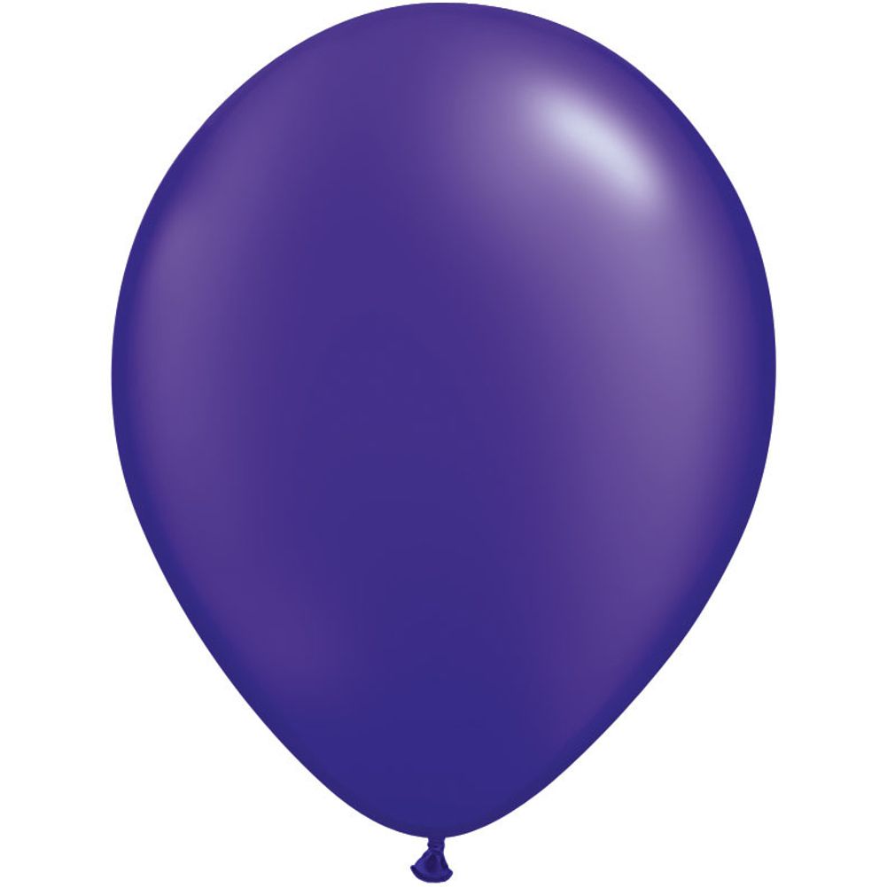 Qualatex 16" Pearlized Quartz Purple Latex Balloons (50ct)
