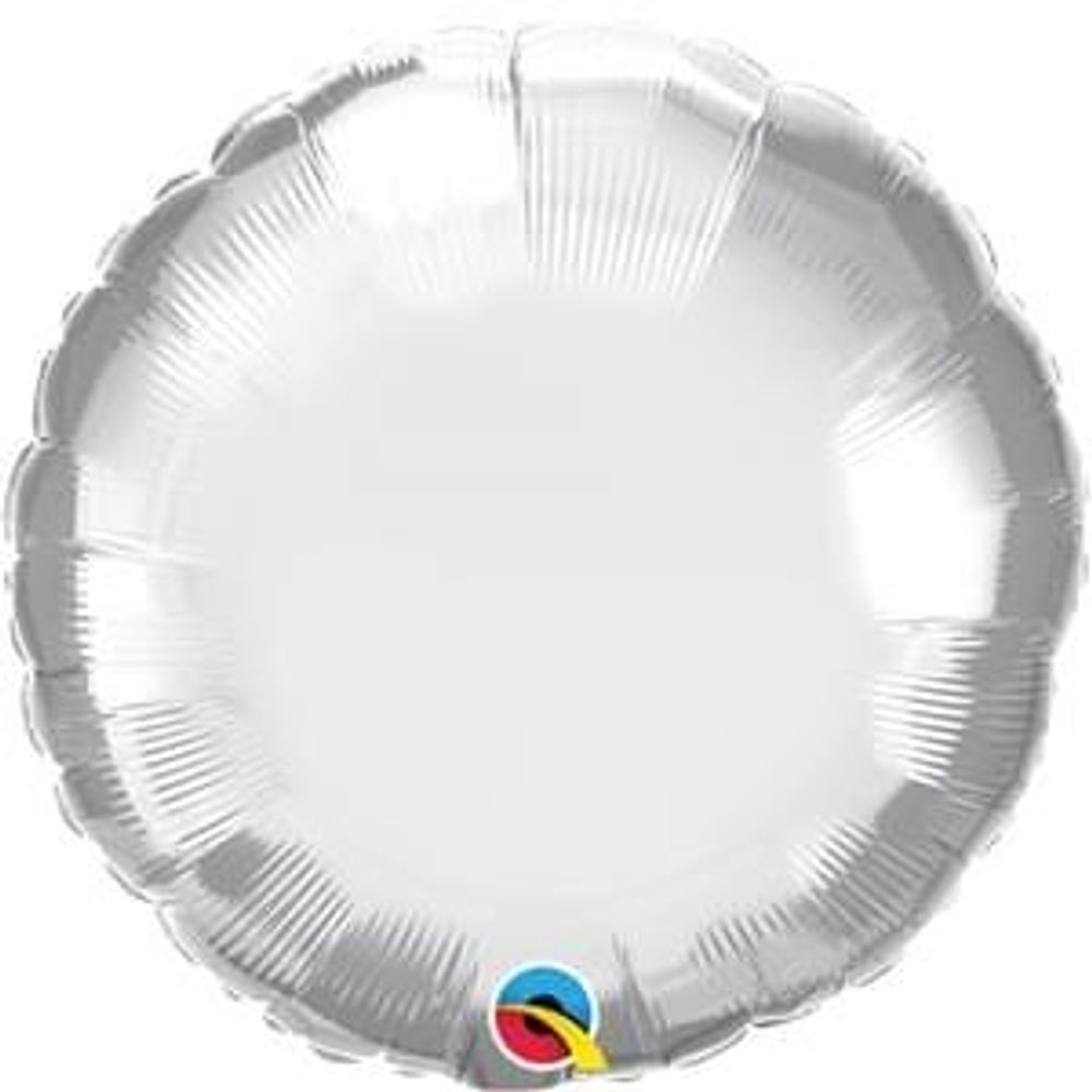 18" CHROME SILVER ROUND