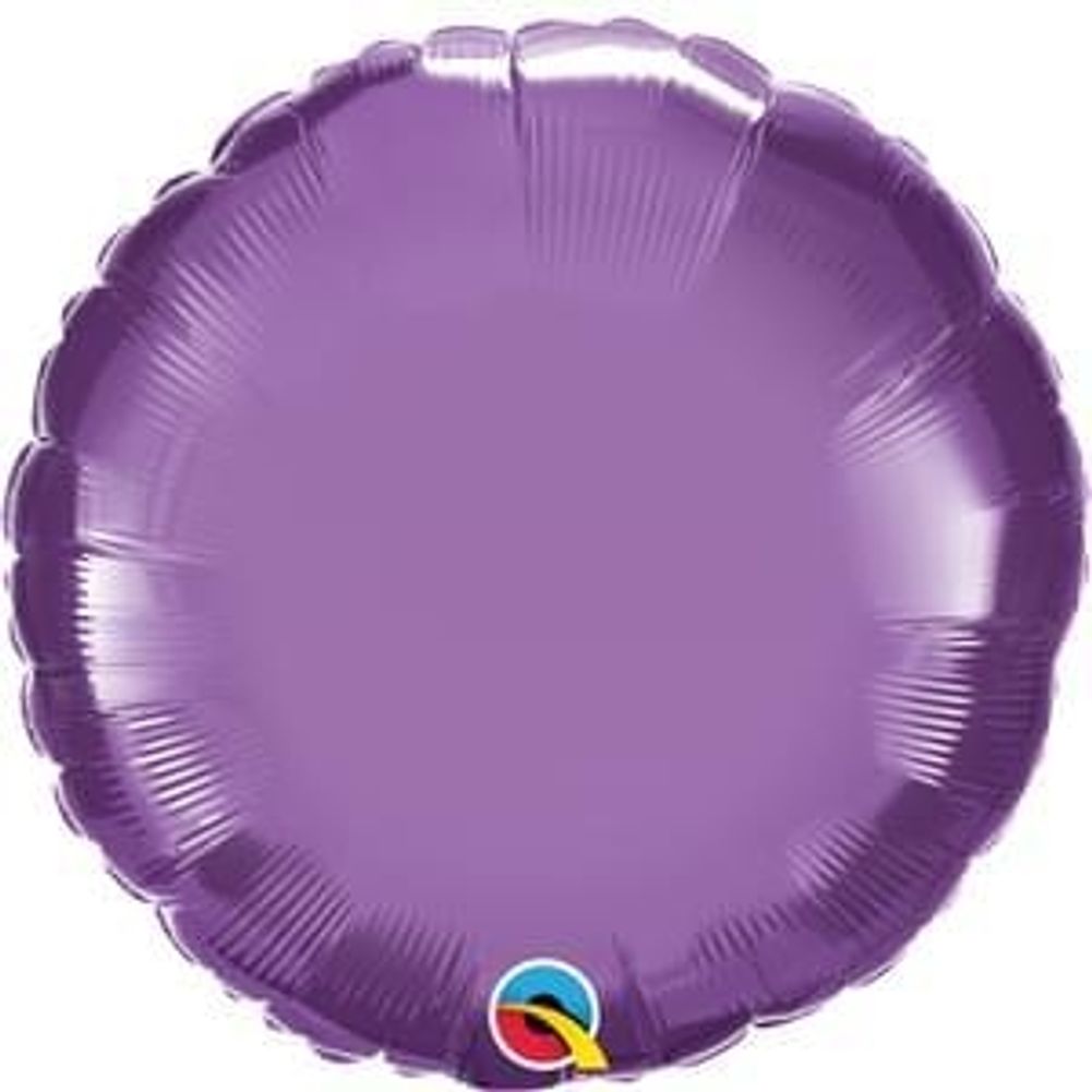 18" CHROME PURPLE ROUND