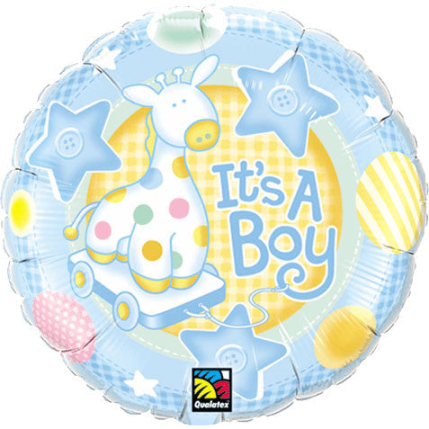 18" It's A Boy Soft Giraffe