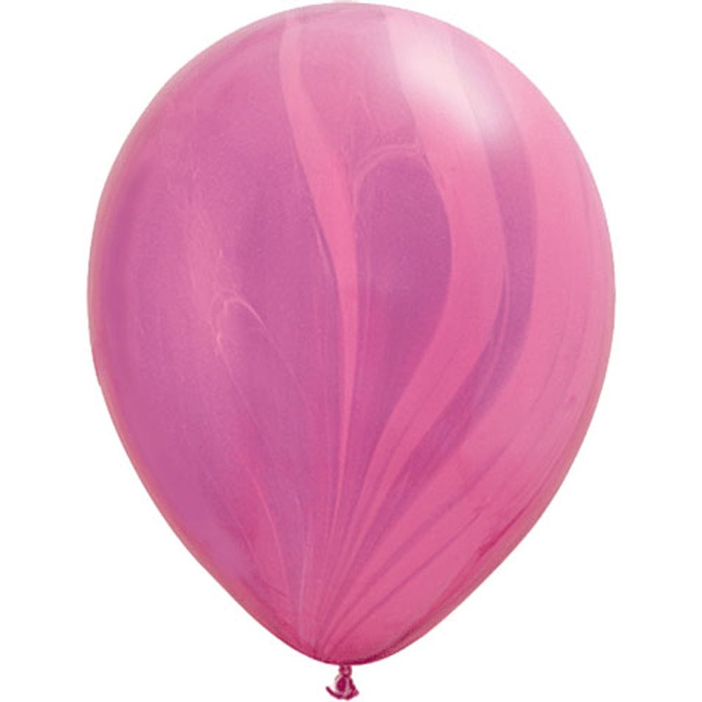 11" Pink Violet Rainbow Agate Balloons (25 ct)