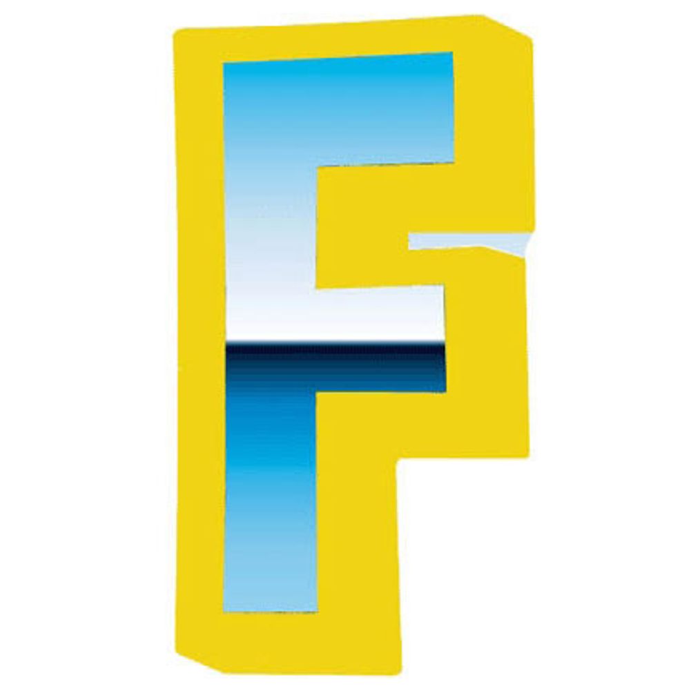 Just Write Characters: F (50 ct)