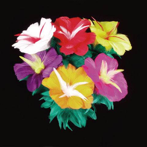 6 Flower Feather Bouquet